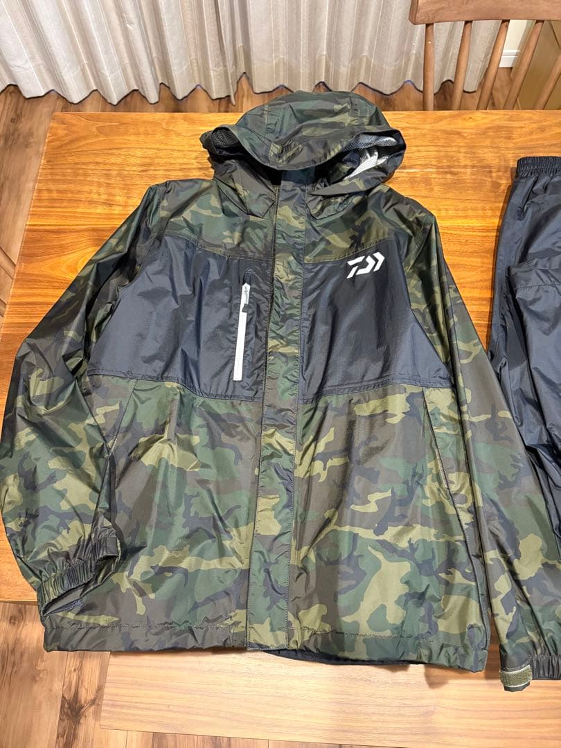 ダイワ　レインウェア上下セット　シマノ　レインキャップもセット