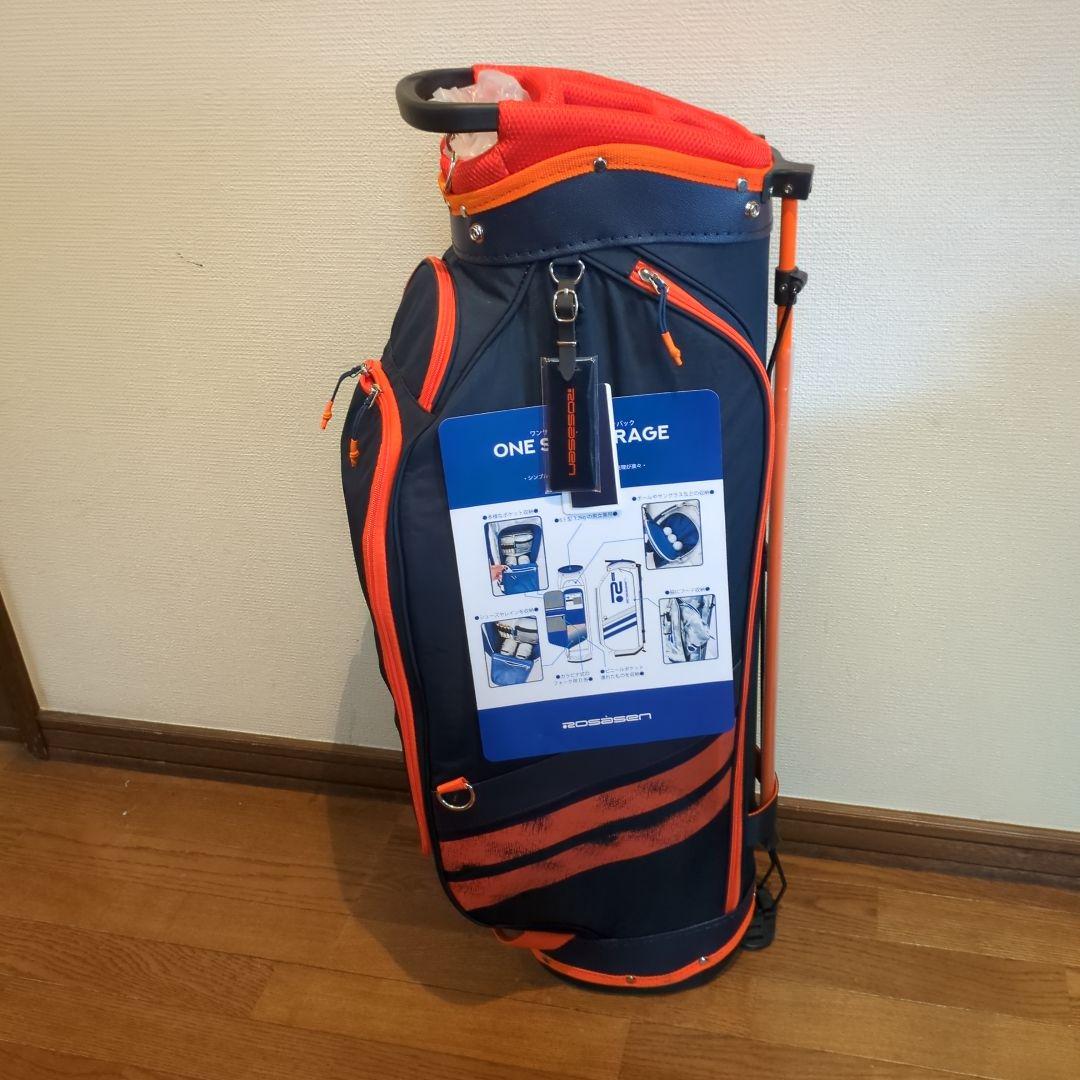 ロサーセン キャディーバッグ ネイビー/オレンジ