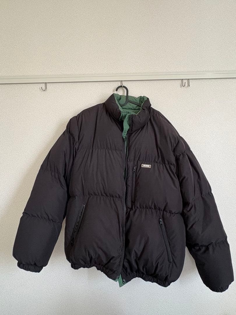 XLARGE リバーシブルダウンジャケット グリーンブラック L