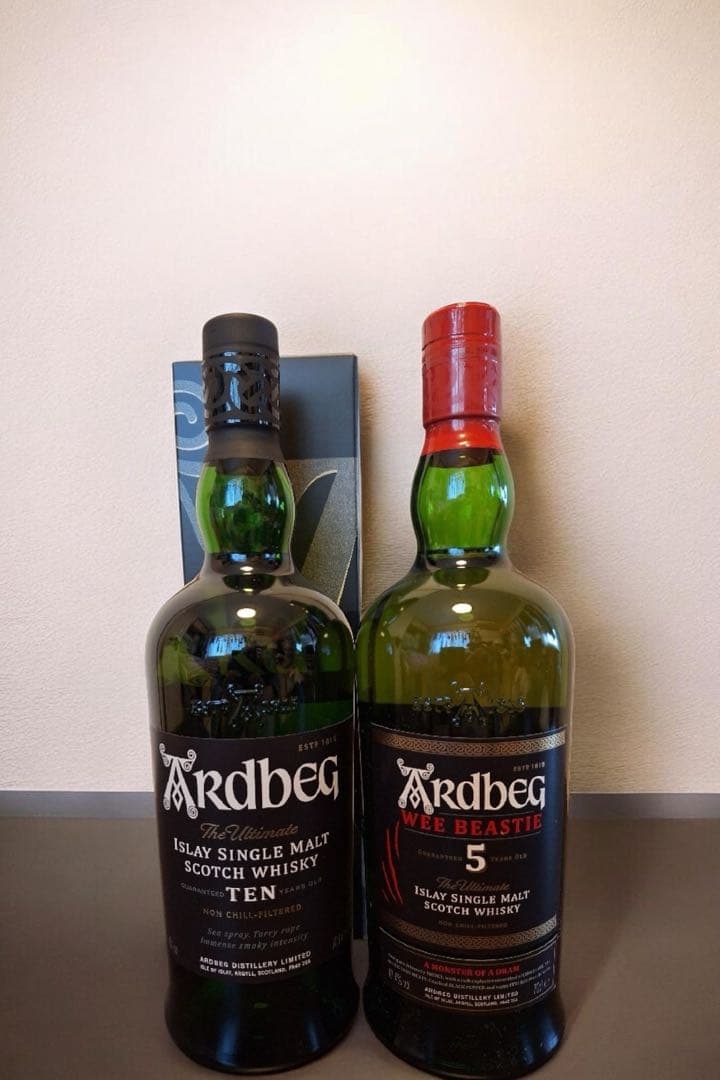 アードベッグ 10年、5年 飲み比べセット