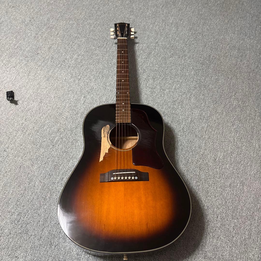 Gibson 風アコースティックギター サンバースト弦高調整済