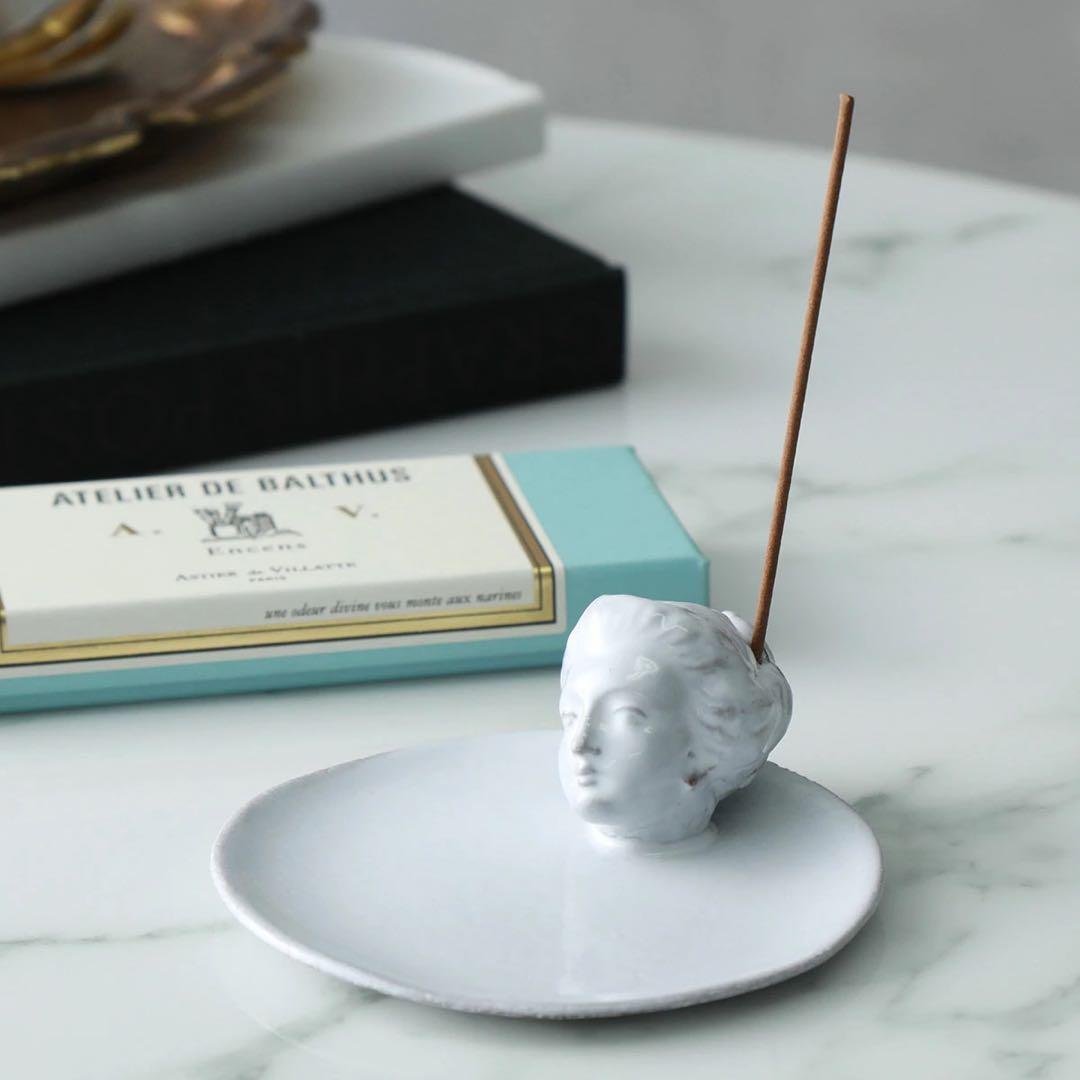 Astier de Villatte お香たて 小皿 マリーアントワネット