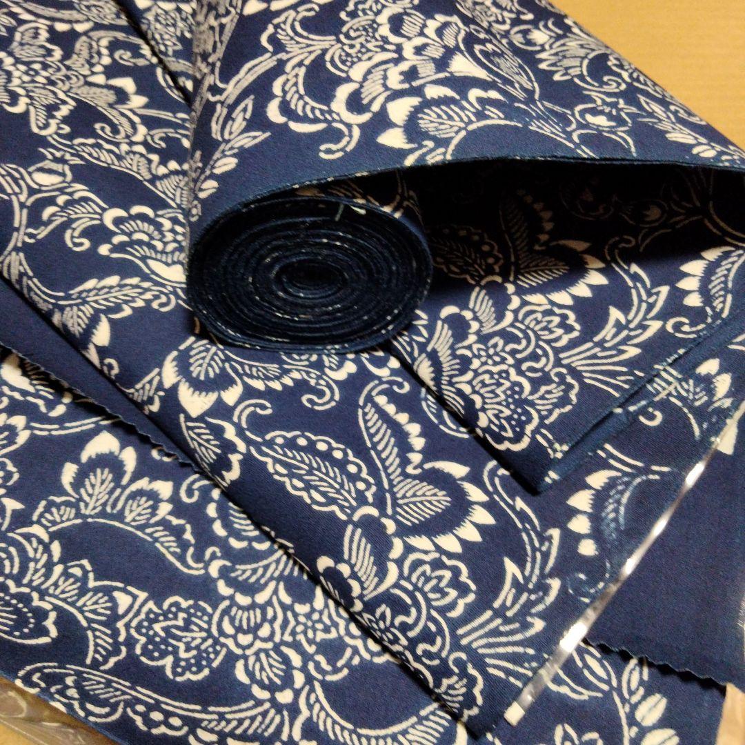 反物 浴衣 重要無形文化財技術保存 江戸正藍長板本染 梨園染