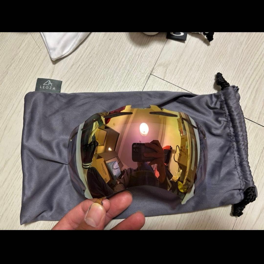 OAKLEY ゴーグル ミラーレンズ 赤黒