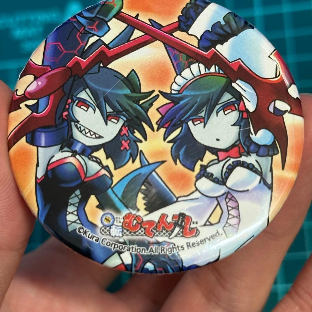 くら寿司　むてん丸　缶バッジ　エリス&リトール