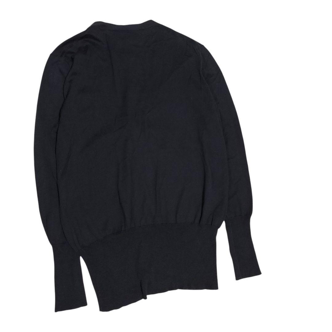 Vivenne Westwood シルク混カーディガン 黒 白タグ