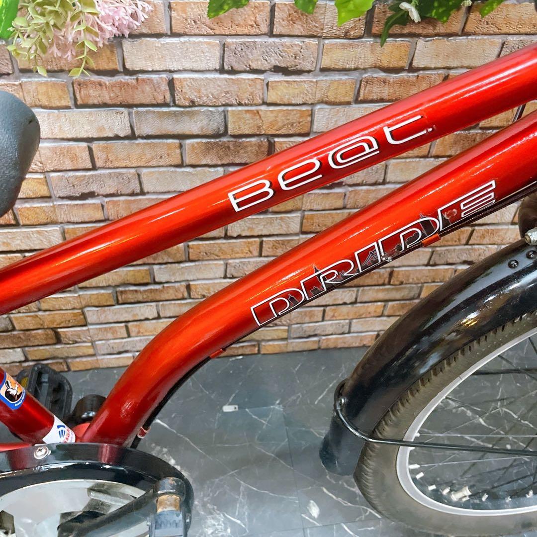 【82】子供用自転車 子供車 DRIDE beat レッド 20インチ