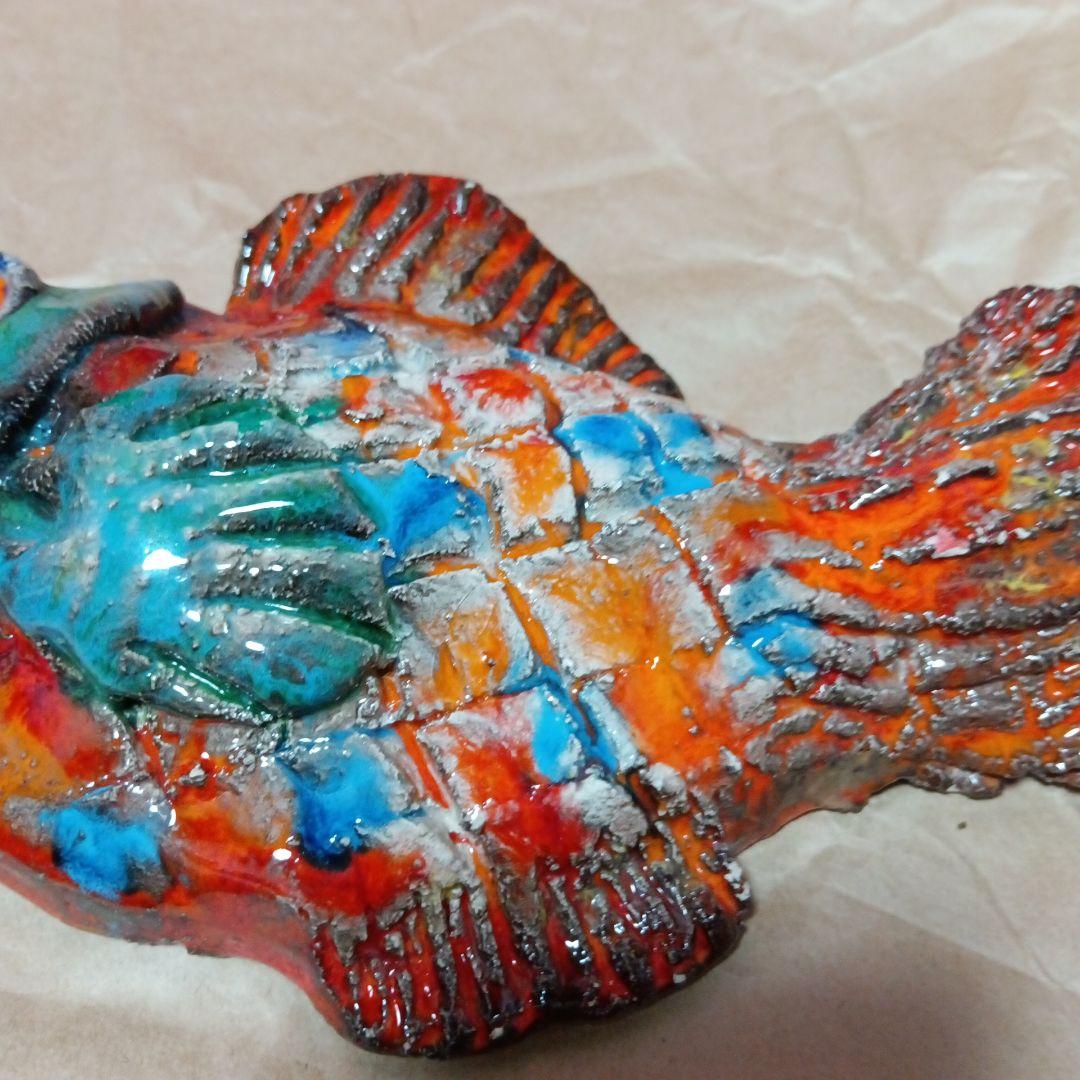 森正陶芸 陶器 SEYEI 魚 壁掛け セーエーヴィンテージ オブジェ