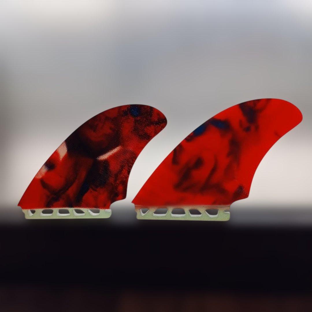 アートグラス仕様　クワッドフィン　フューチャーフィン対応　マチャドクワッド系