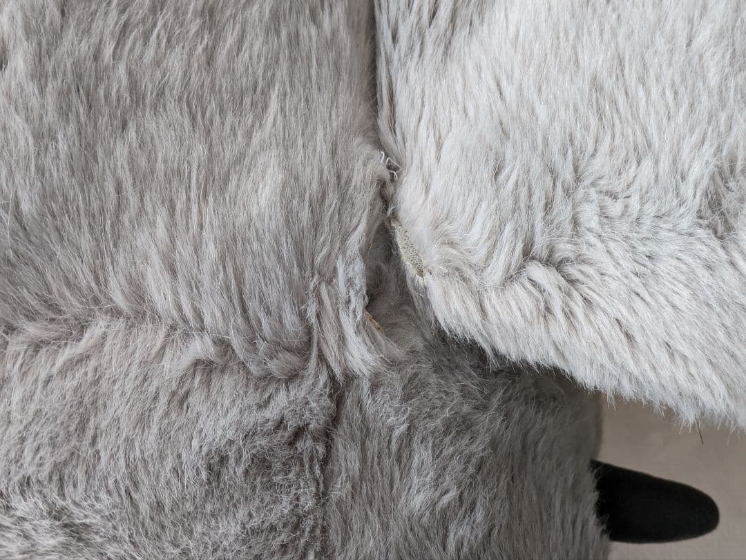 となりのトトロ 大トトロ お昼寝クッション グレー 特大ぬいぐるみ 特大