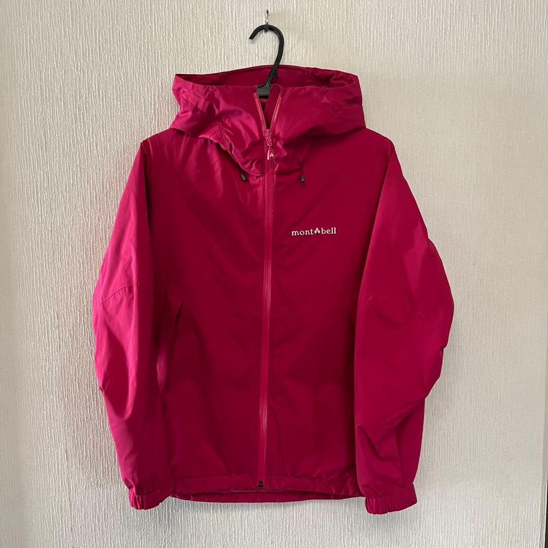 モンベルmontbell パウダーステップ パーカ ピンク Mサイズ スキー