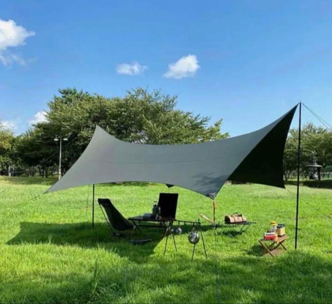 【Mac One】マックワン ヘキサタープ Lサイズ (アームドグリーン)