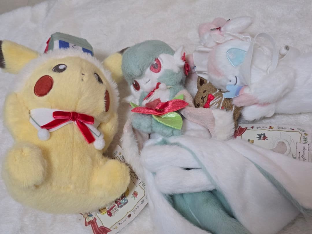 ポケモン サーナイト ピカチュウ ニンフィア クリスマスぬいぐるみ