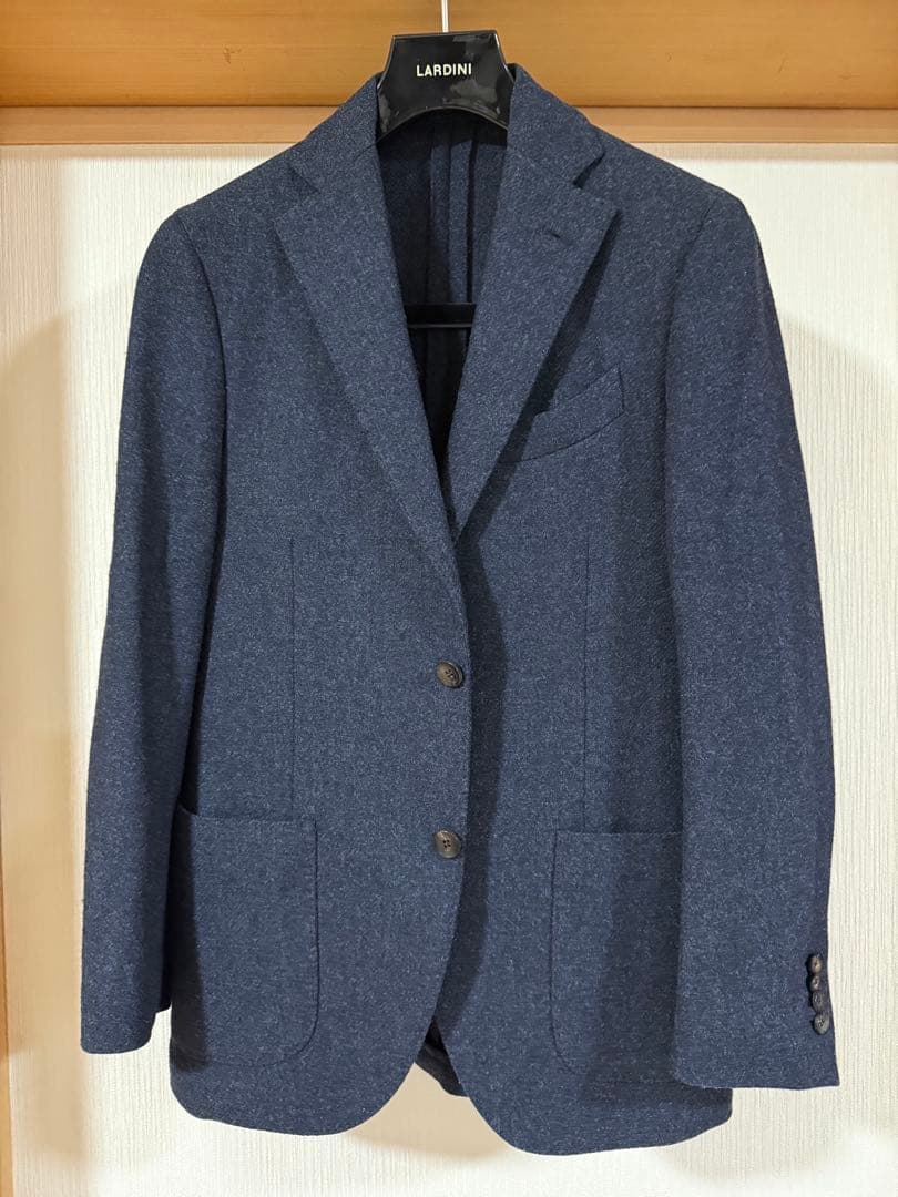 LARDINI テーラードジャケット size44 S ネイビー