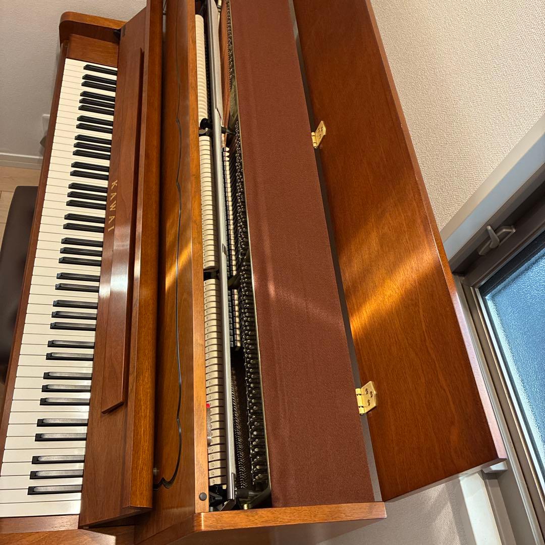 新古品同様　カワイ　アップライトピアノ　C-480FRG　ネコ脚　ヨーロピアン調