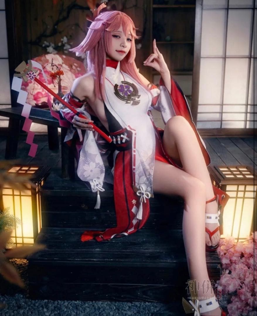 原神　八重神子　コスプレ衣装