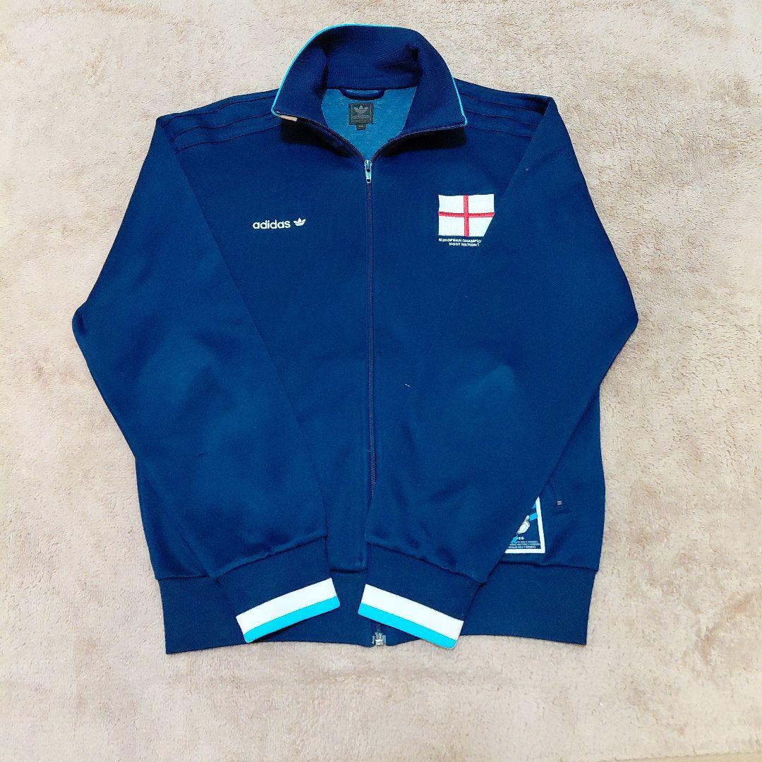 【激レア・良品】アディダス adidas トラックジャケット ジャージ ネイビー