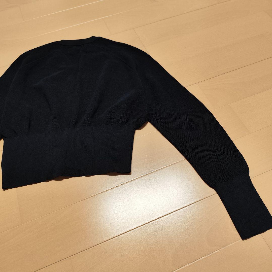 極美品 フレッドペリー × レイビームス / 別注 Vネックカーディガン 黒