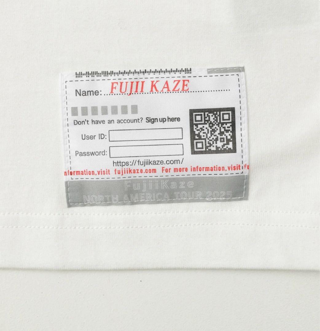 藤井風NORTH AMERICA TOUR 2025 ドリンクT（ホワイト）XL