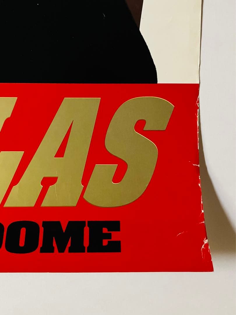 ボクシング　タイソンvsダグラス　世紀の大番狂わせ　東京ショック‼️ 土産ポスター