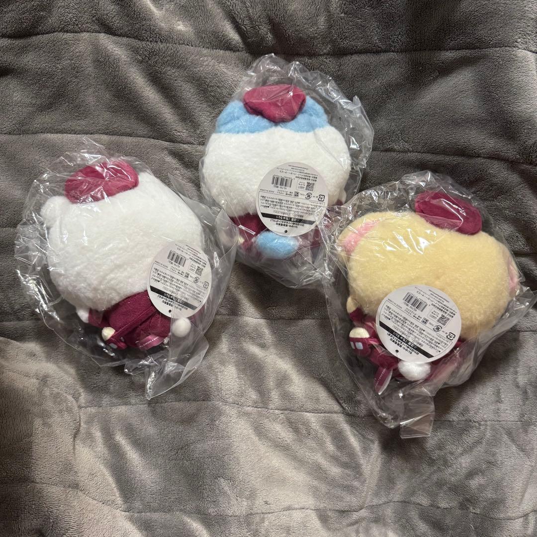 ちいかわ 阪急電車なほわほわぬいぐるみS 3点セット