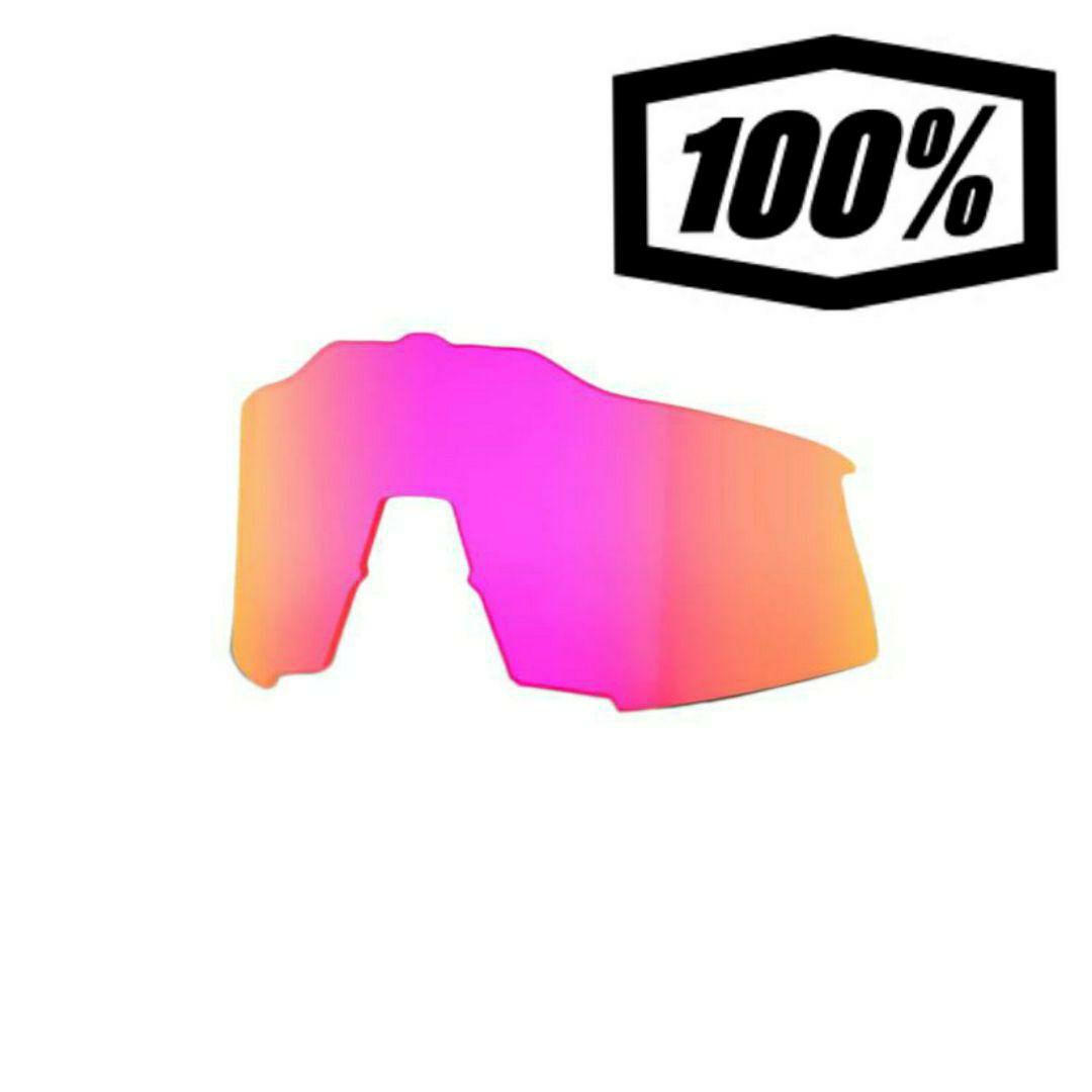 100% Speedcraft レンズ パープル ワンハンドレッド サングラス