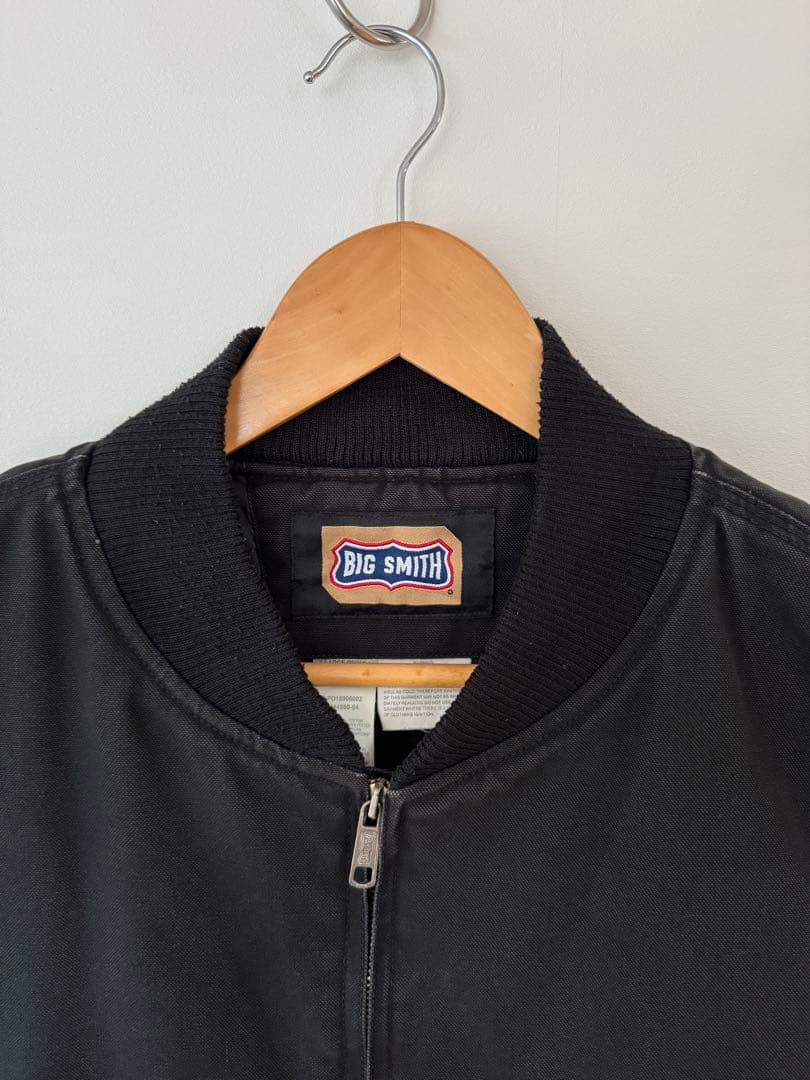 【希少】良品 ビッグスミス ダックベスト XL ブラック フェード ヴィンテージ