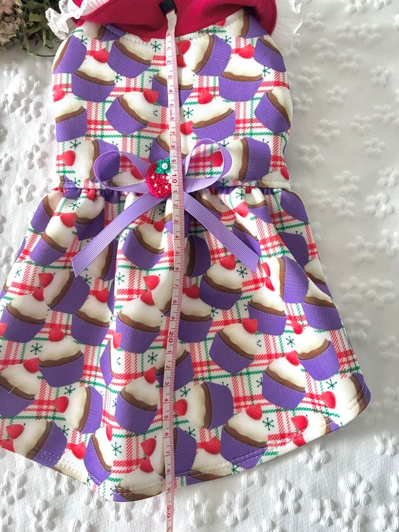 犬服ハンドメイドワンピース　あおば様