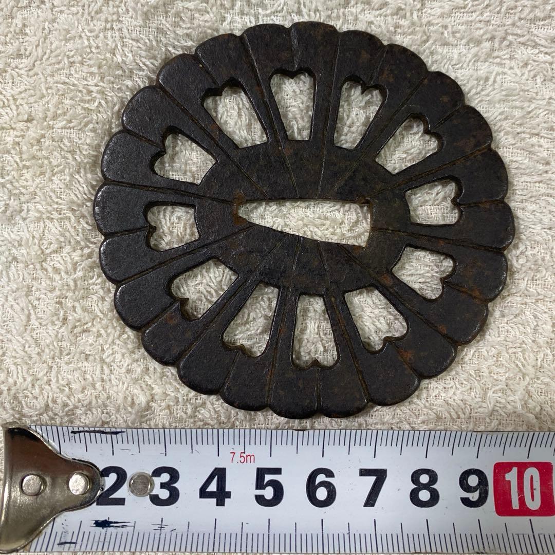 B-71 鍔　武具　刀装具　骨董品　時代物　日本　美術品　工芸品