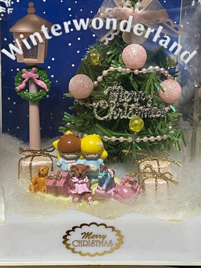 キキララ リトルツインスターズ ジオラマ ミニツリー クリスマス