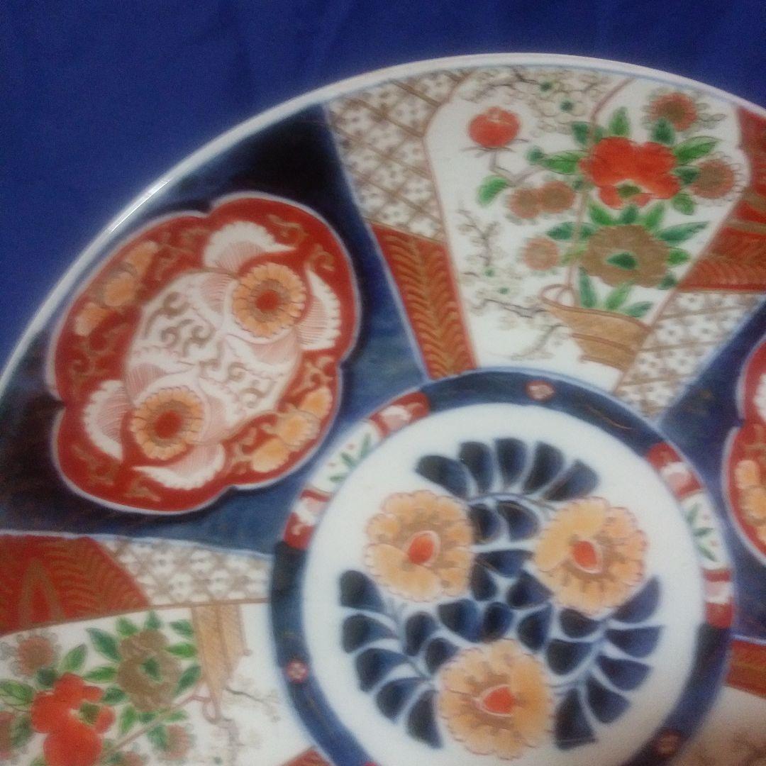 古伊万里色絵大皿