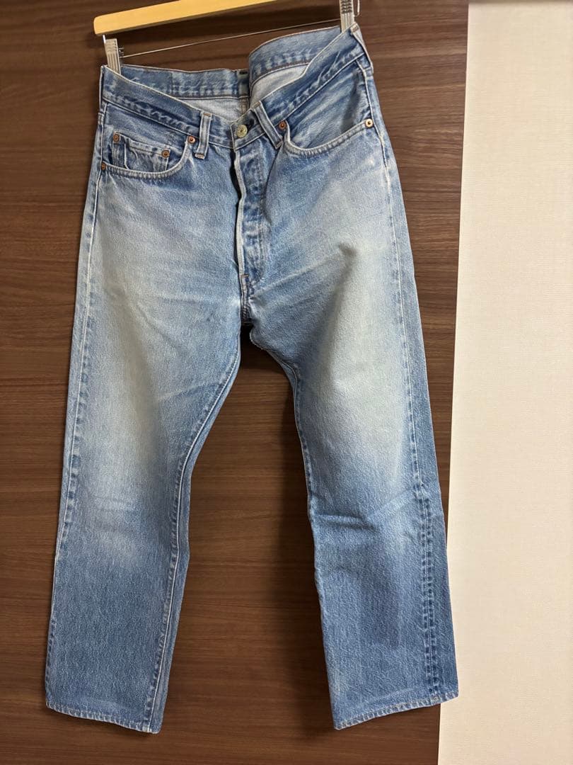 Levi's 501ライトブルー ストレートデニム赤耳