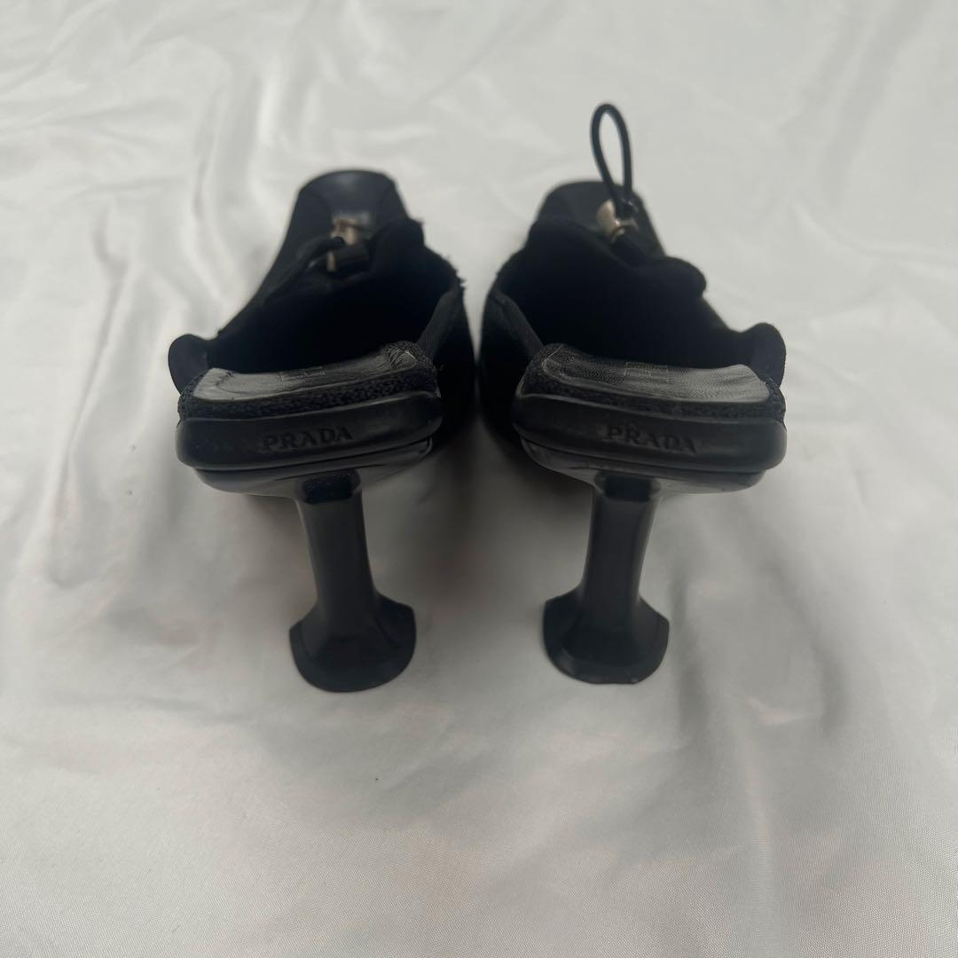 靴 Archive PRADA mesh mules black