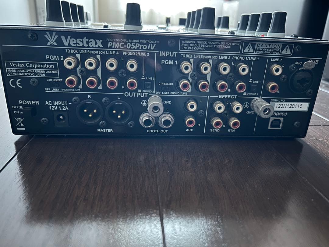 Vestax PMC-05Pro IV DJミキサー