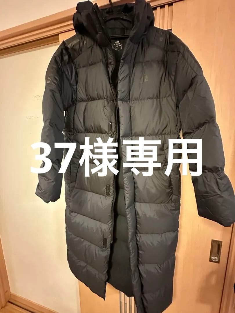 adidas ブラック ベンチコート Lサイズ