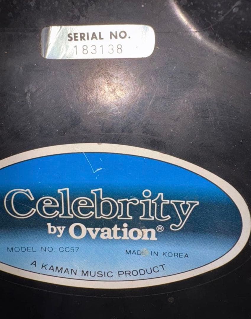 Celebrity by Ovation CC57 エレアコギター　格安で！