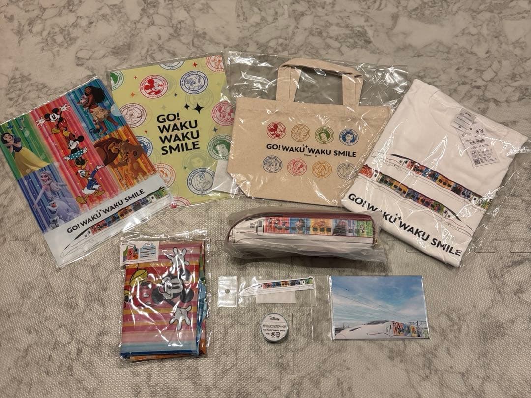 JR九州　ディズニー新幹線　スタンプラリーグッズ