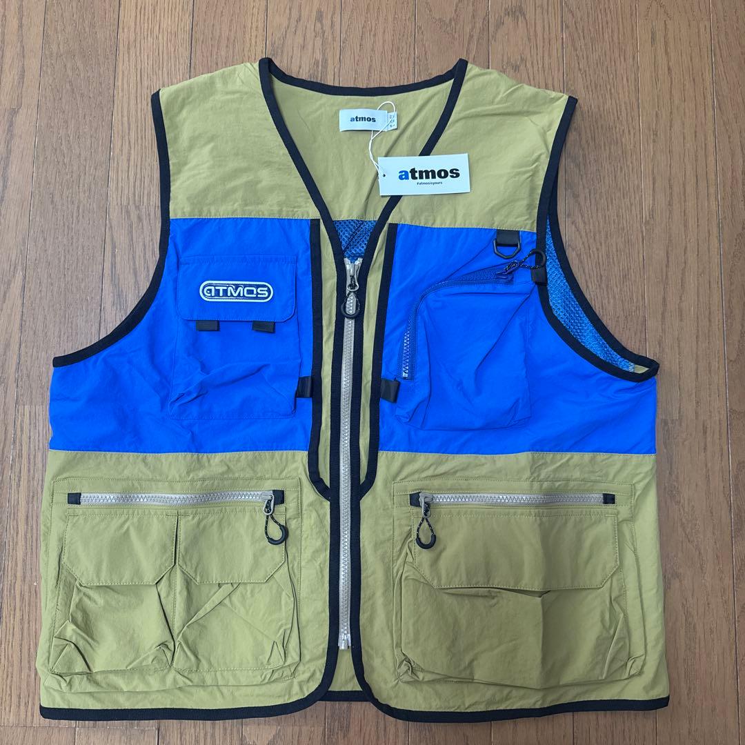 アトモス　Atmos Lサイズ　ユーティリティ　ベスト　フィッシング　タグ付き