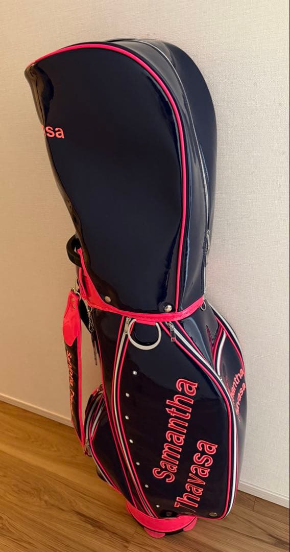 【美品】サマンサタバサ エナメル キャディバッグ