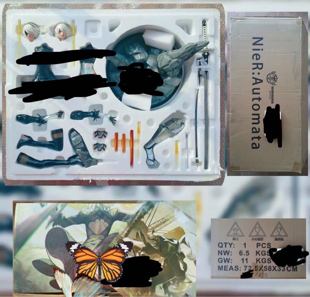 ニーア オートマタ 2B 1/4 ガレージキット ガレキ スタチュー ②⑨