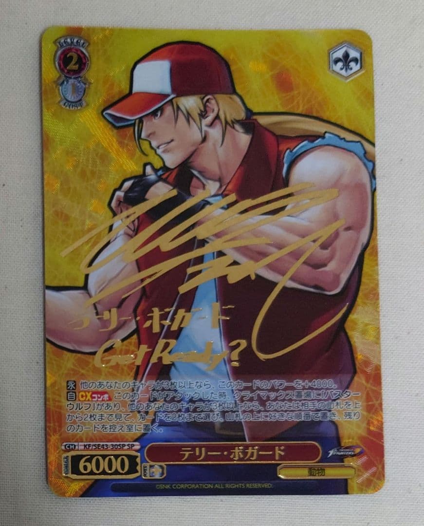 ヴァイス KOF SP サイン テリー・ボガード ③