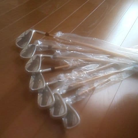 ゴルフバック、アイアンセット