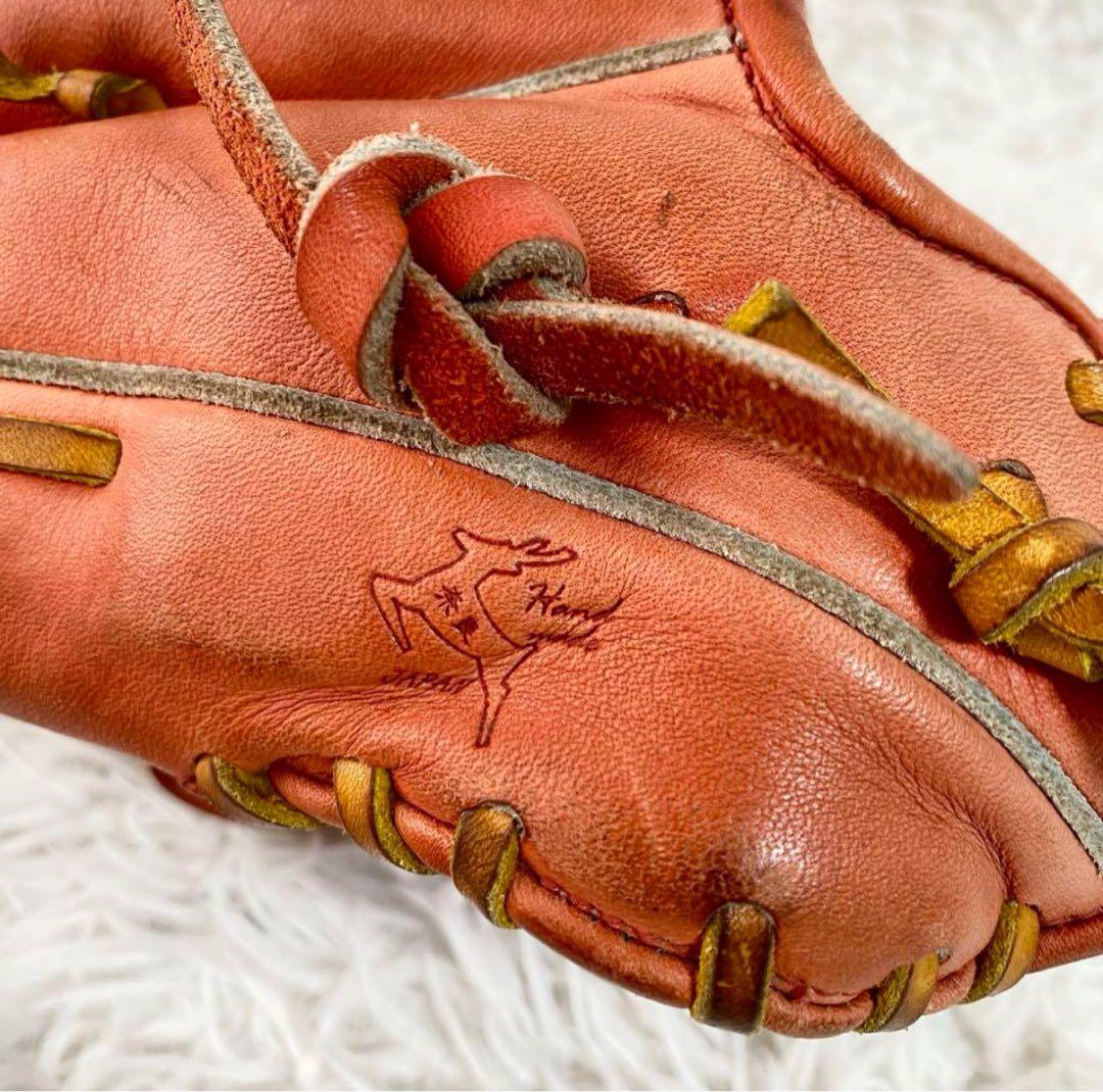 JUNKEI 硬式内野手用グローブ オレンジ
