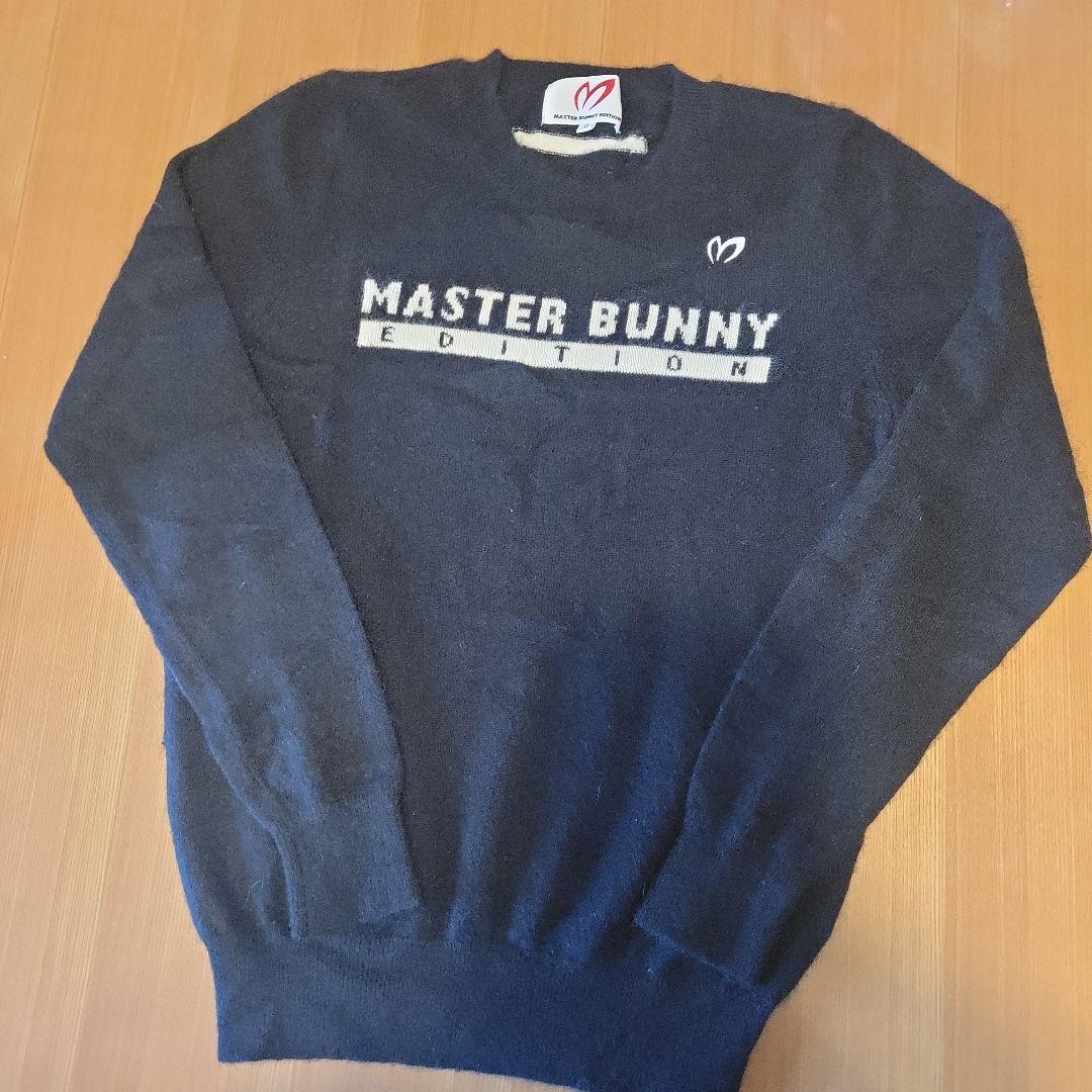 カシミヤ100％❤あったか柔らかMASTER BUNNY ブラックニット☆
