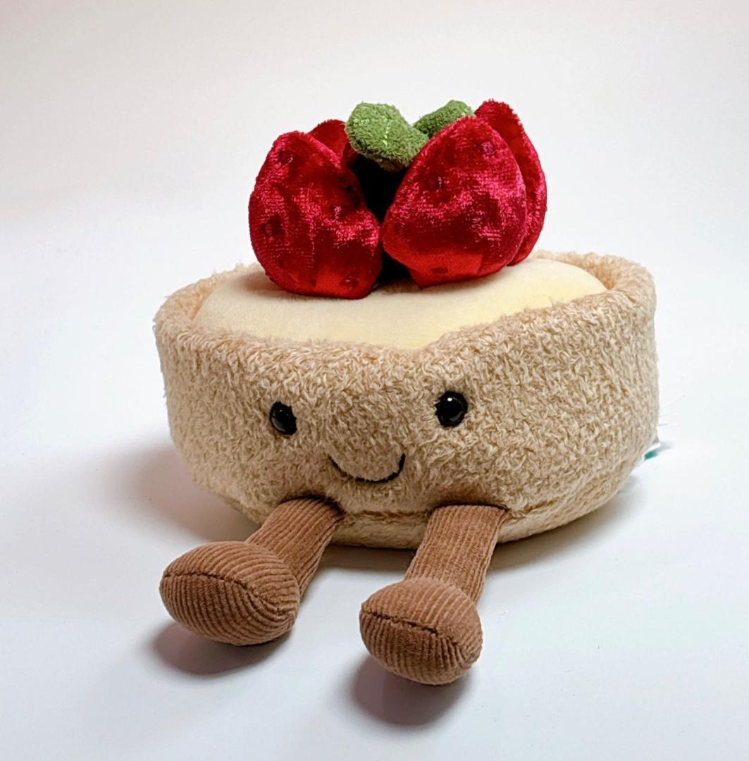 新品　ジェリーキャット ストロベリータルト　ケーキ　ぬいぐるみ　袋付き
