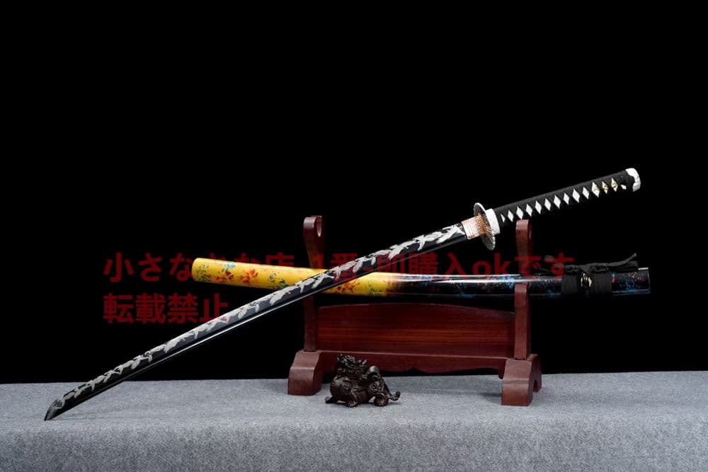 武具　刀装具　日本刀　模造刀   居合刀 タカが長い空を打つ