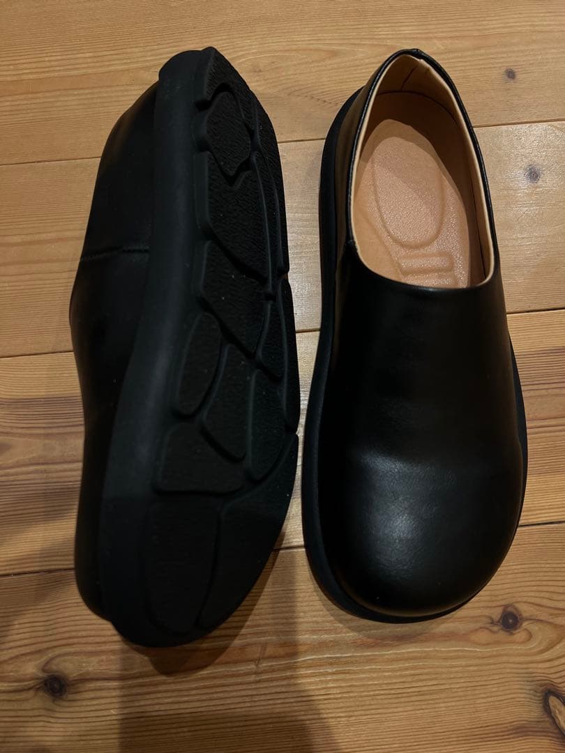 エコレザー イージーローファー ブラック 39(24.5)