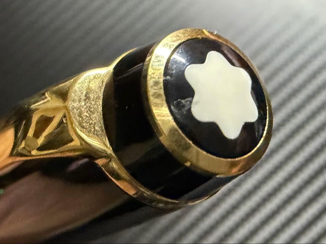 美品 モンブラン ボエム ヴェール 万年筆 BB 極太字