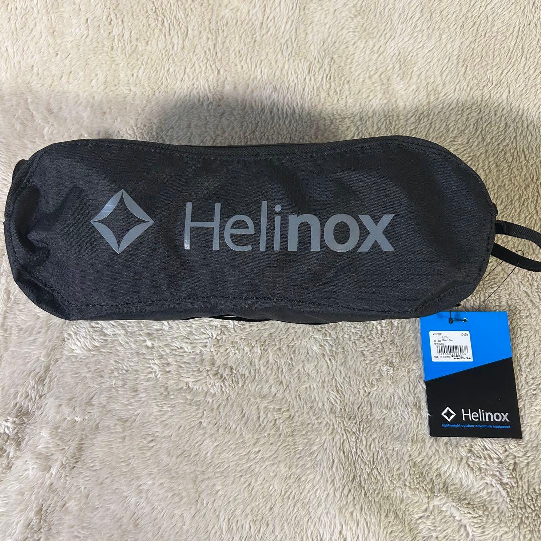 ヘリノックス　チェアワン　オールブラック