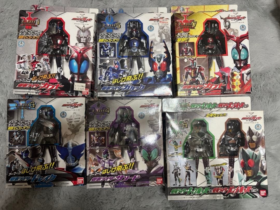 C.O.R 1.3.4.5.7.8仮面ライダーカブト　まとめ売り